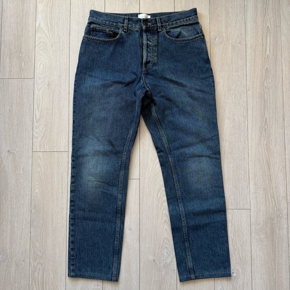 Aime Leon Dore Denim - Aime Leon Dore Made in Italy High Rise Dark Blue Relaxed Jeans Women’s Size 30